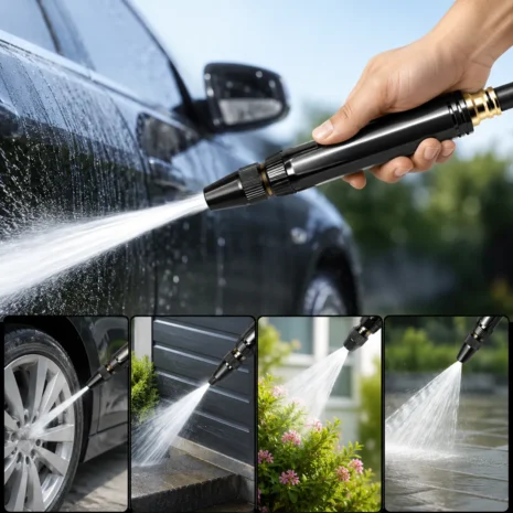 1pc Portable High Pressure Car Water Gun with 7 Adjustable Spray 1pc Portable High Pressure Car Water Gun with 7 Adjustable Spray